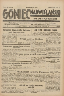 Goniec Nadwiślański: Głos Pomorski: Jedyne pismo poranne na Pomorzu, poświęcone sprawom Stanu Średniego 1929.05.22 R.5 Nr116