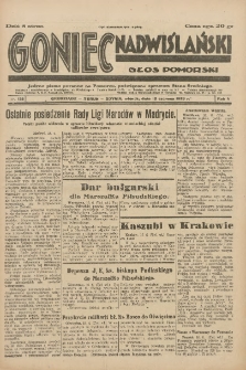 Goniec Nadwiślański: Głos Pomorski: Jedyne pismo poranne na Pomorzu, poświęcone sprawom Stanu Średniego 1929.06.18 R.5 Nr138