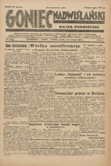 Goniec Nadwiślański: Głos Pomorski: Jedyne pismo poranne na Pomorzu, poświęcone sprawom Stanu Średniego 1929.07.03 R.5 Nr150