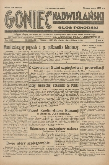 Goniec Nadwiślański: Głos Pomorski: Jedyne pismo poranne na Pomorzu, poświęcone sprawom Stanu Średniego 1929.07.05 R.5 Nr152