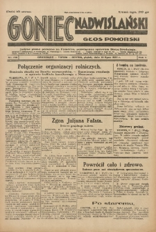 Goniec Nadwiślański: Głos Pomorski: Jedyne pismo poranne na Pomorzu, poświęcone sprawom Stanu Średniego 1929.07.12 R.5 Nr158