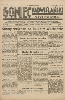 Goniec Nadwiślański: Głos Pomorski: Jedyne pismo poranne na Pomorzu, poświęcone sprawom Stanu Średniego 1929.07.18 R.5 Nr163