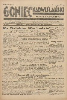 Goniec Nadwiślański: Głos Pomorski: Jedyne pismo poranne na Pomorzu, poświęcone sprawom Stanu Średniego 1929.07.24 R.5 Nr168
