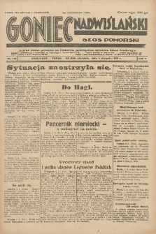 Goniec Nadwiślański: Głos Pomorski: Jedyne pismo poranne na Pomorzu, poświęcone sprawom Stanu Średniego 1929.08.04 R.5 Nr178