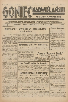 Goniec Nadwiślański: Głos Pomorski: Jedyne pismo poranne na Pomorzu, poświęcone sprawom Stanu Średniego 1929.08.11 R.5 Nr184