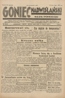 Goniec Nadwiślański: Głos Pomorski: Jedyne pismo poranne na Pomorzu, poświęcone sprawom Stanu Średniego 1929.08.24 R.5 Nr194