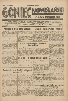 Goniec Nadwiślański: Głos Pomorski: Jedyne pismo poranne na Pomorzu, poświęcone sprawom Stanu Średniego 1929.08.31 R.5 Nr200