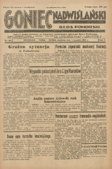 Goniec Nadwiślański: Głos Pomorski: Jedyne pismo poranne na Pomorzu, poświęcone sprawom Stanu Średniego 1929.09.01 R.5 Nr201