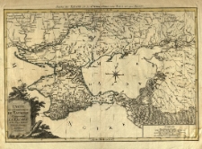 Carte du gouvernement de Tauride comprenant La Krimee et les pays voisins par les freres Lotter. Partie du theatre de la guerre entre les Turcs et les Russes
