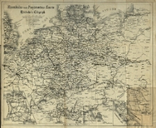 Eisenbahn- und Postrouten-Karte zu Hendschel's Telegraph