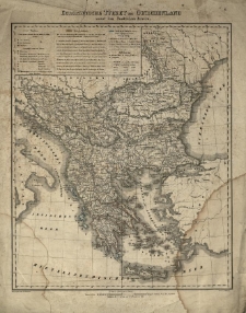 Europaeische T&uuml;rkey und Griechenland nebst den Jonischen Inseln. / Entw. und gez. von A. Theinert.; Lith. v. F. H&uuml;bner