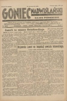 Goniec Nadwiślański: Głos Pomorski: Jedyne pismo poranne na Pomorzu, poświęcone sprawom Stanu Średniego 1929.09.10 R.5 Nr208
