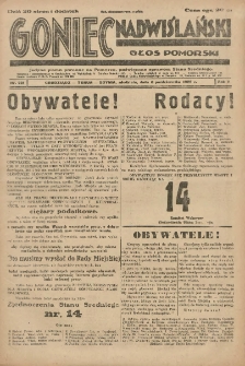 Goniec Nadwiślański: Głos Pomorski: Jedyne pismo poranne na Pomorzu, poświęcone sprawom Stanu Średniego 1929.10.06 R.5 Nr231