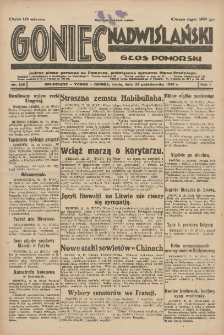 Goniec Nadwiślański: Głos Pomorski: Jedyne pismo poranne na Pomorzu, poświęcone sprawom Stanu Średniego 1929.10.23 R.5 Nr245