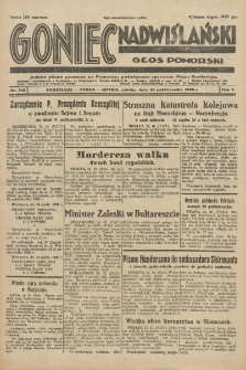 Goniec Nadwiślański: Głos Pomorski: Jedyne pismo poranne na Pomorzu, poświęcone sprawom Stanu Średniego 1929.10.26 R.5 Nr248