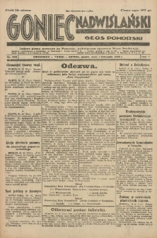 Goniec Nadwiślański: Głos Pomorski: Jedyne pismo poranne na Pomorzu, poświęcone sprawom Stanu Średniego 1929.11.01 R.5 Nr253