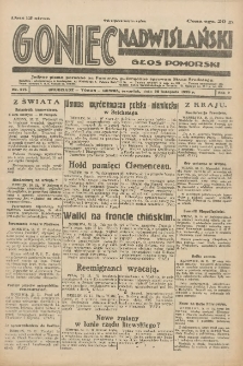 Goniec Nadwiślański: Głos Pomorski: Jedyne pismo poranne na Pomorzu, poświęcone sprawom Stanu Średniego 1929.11.28 R.5 Nr275