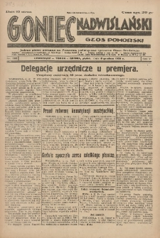 Goniec Nadwiślański: Głos Pomorski: Jedyne pismo poranne na Pomorzu, poświęcone sprawom Stanu Średniego 1929.12.06 R.5 Nr282