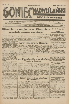 Goniec Nadwiślański: Głos Pomorski: Jedyne pismo poranne na Pomorzu, poświęcone sprawom Stanu Średniego 1929.12.19 R.5 Nr293