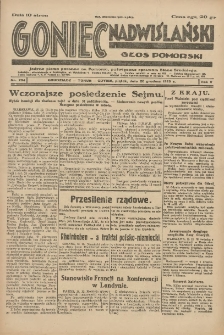 Goniec Nadwiślański: Głos Pomorski: Jedyne pismo poranne na Pomorzu, poświęcone sprawom Stanu Średniego 1929.12.20 R.5 Nr294