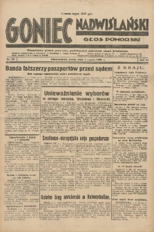 Goniec Nadwiślański: Głos Pomorski: Niezależne pismo poranne, poświęcone sprawom stanu średniego 1930.03.05 R.6 Nr53