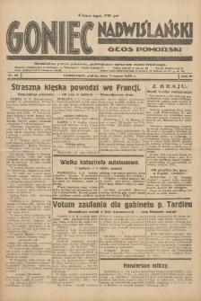 Goniec Nadwiślański: Głos Pomorski: Niezależne pismo poranne, poświęcone sprawom stanu średniego 1930.03.07 R.6 Nr55