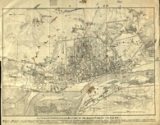 La ville les fortifications, les baricades de Varsovie et les trouppes polonaises le 19 aout 1831