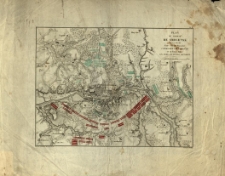Plan du combat de Smolensk livre le 5 au&ucirc;t 1812