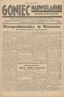 Goniec Nadwiślański: Głos Pomorski: Niezależne pismo poranne, poświęcone sprawom stanu średniego 1930.03.14 R.6 Nr61