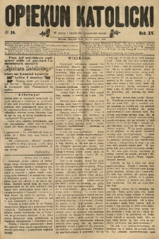Opiekun Katolicki. 1888.03.31 R.15 nr26
