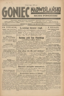 Goniec Nadwiślański: Głos Pomorski: Niezależne pismo poranne, poświęcone sprawom stanu średniego 1930.03.30 R.6 Nr75