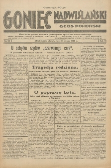 Goniec Nadwiślański: Głos Pomorski: Niezależne pismo poranne, poświęcone sprawom stanu średniego 1930.04.08 R.6 Nr82