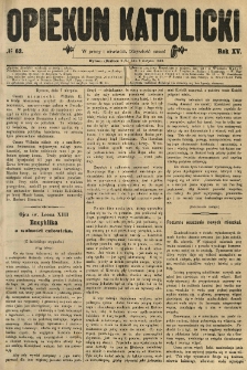 Opiekun Katolicki. 1888.08.08 R.15 nr62