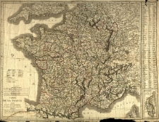 Carte de la France divisee en 110 departamens et en arrondissemens communaux [...] par J. B. Poirson [...]