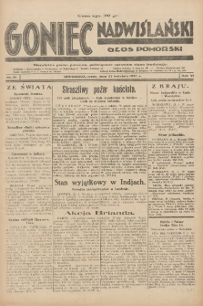 Goniec Nadwiślański: Głos Pomorski: Niezależne pismo poranne, poświęcone sprawom stanu średniego 1930.04.23 R.6 Nr94