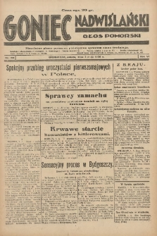 Goniec Nadwiślański: Głos Pomorski: Niezależne pismo poranne, poświęcone sprawom stanu średniego 1930.05.03 R.6 Nr103