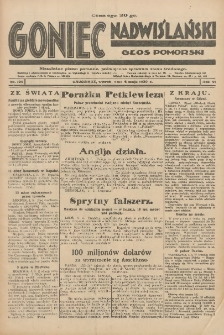 Goniec Nadwiślański: Głos Pomorski: Niezależne pismo poranne, poświęcone sprawom stanu średniego 1930.05.06 R.6 Nr104