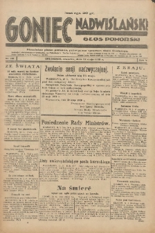 Goniec Nadwiślański: Głos Pomorski: Niezależne pismo poranne, poświęcone sprawom stanu średniego 1930.05.22 R.6 Nr118