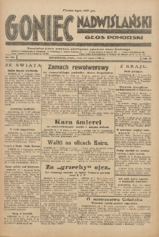 Goniec Nadwiślański: Głos Pomorski: Niezależne pismo poranne, poświęcone sprawom stanu średniego 1930.07.23 R.6 Nr168