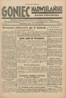 Goniec Nadwiślański: Głos Pomorski: Niezależne pismo poranne, poświęcone sprawom stanu średniego 1930.08.02 R.6 Nr177