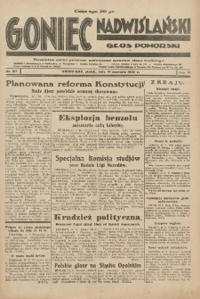 Goniec Nadwiślański: Głos Pomorski: Niezależne pismo poranne, poświęcone sprawom stanu średniego 1930.09.19 R.6 Nr217