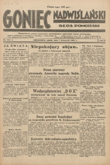 Goniec Nadwiślański: Głos Pomorski: Niezależne pismo poranne, poświęcone sprawom stanu średniego 1930.11.07 R.6 Nr258