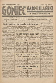 Goniec Nadwiślański: Głos Pomorski: Niezależne pismo poranne, poświęcone sprawom stanu średniego 1931.01.27 R.7 Nr21