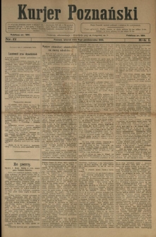 Kurier Poznański 1906.10.09 R.1 nr 17