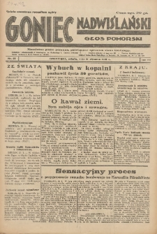 Goniec Nadwiślański: Głos Pomorski: Niezależne pismo poranne, poświęcone sprawom stanu średniego 1931.01.31 R.7 Nr25