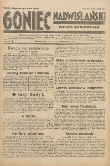 Goniec Nadwiślański: Głos Pomorski: Niezależne pismo poranne, poświęcone sprawom stanu średniego 1931.02.20 R.7 Nr41