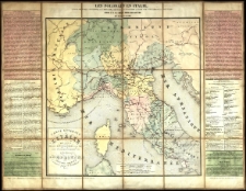 Carte Generale de l'Italie pour servir a l'Histoire des Legions Polonaises en Italie sous le commendement du General Dombrowski par Leonard Chodźko dressee par lauteur