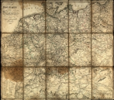 Neuste Post Karte von Deutschland und dessen angrenzenden Laender