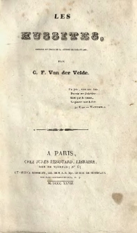 Les hussites : histoire du temps de la guerre de Trente Ans