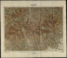 Karte der Hohen Tatra. K. u. K. milit&auml;r-geographisches Institut in Wien